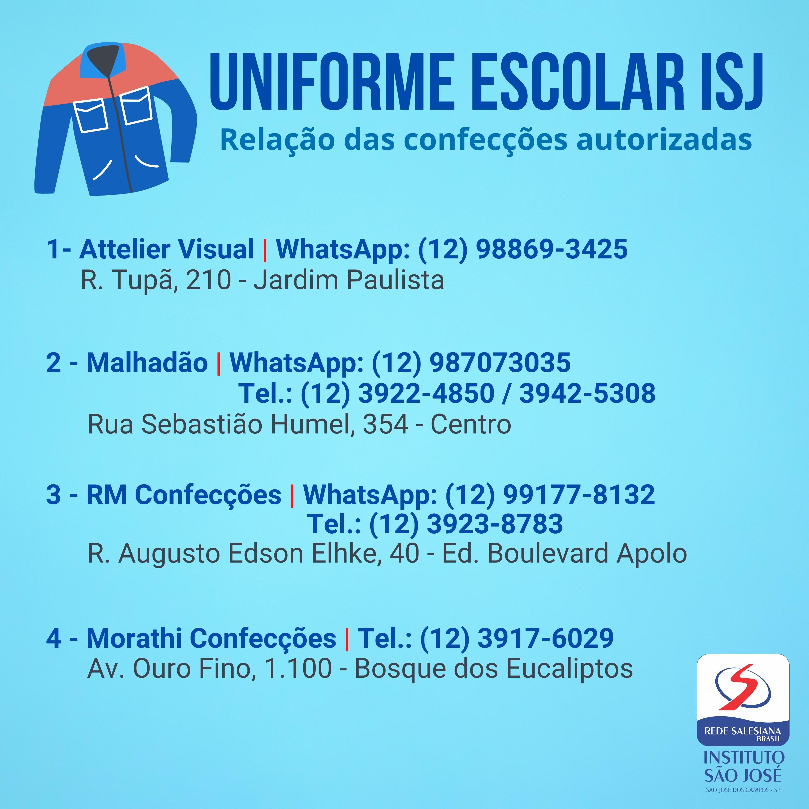 Uniforme Escolar ISJ 2022